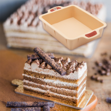 Dzseni Szögletes szilikon tortaforma 27,5 x 21 cm sütés és főzés