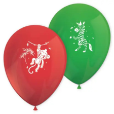 Dzsungel Jungle Balloons, Dzsungel léggömb, lufi 8 db-os party kellék