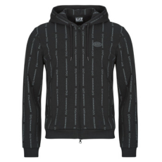 EA7 Emporio Armani Emporio Armani EA7 Pulóverek TRAIN GRAPHIC SERIES M HOODIE FZ COPL MONOGRAM PRINTED Fekete  EU L