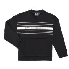 EA7 Emporio Armani Emporio Armani EA7 Pulóverek TRAIN LOGO SERIES CN EXTENDED LOGO Fekete 10 éves