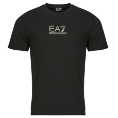 EA7 Emporio Armani Emporio Armani EA7 Rövid ujjú pólók TRAIN GOLD LABEL TEE PUNTO ROMA BIG LOGO  7M000301 Fekete EU L