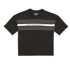 EA7 Emporio Armani Emporio Armani EA7 Rövid ujjú pólók TRAIN LOGO SERIES TEE EXTENDED LOGO Fekete 12 éves