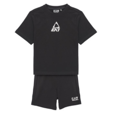 EA7 Emporio Armani Emporio Armani EA7 Ruhák TRAIN LOGO SERIES BOY KIT TEE-SHORTS FREE Fekete 14 éves