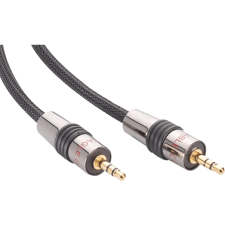 Eagle Cable 100871016 Deluxe II Mini 3,5 mm jack - 3,5 mm jack kábel, 1,6 m audió/videó kellék, kábel és adapter