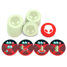 Eagle-Gryphon Games A Mars: Idegen Invázió - Fa Alien tokencsomag társasjáték
