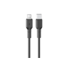 Earldom EC-198C-L USB TYPE-C / LIGHTNING KÁBEL 1 MÉTER FEKETE