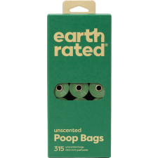 earth rated újrahasznosított anyagból készült kakizacskó (Illatmentes | 21 rollni | 315 zacskó) kutyafelszerelés