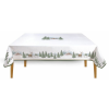 Easy Life Design Karácsonyi pamut asztalterítő 145x250cm White Forest