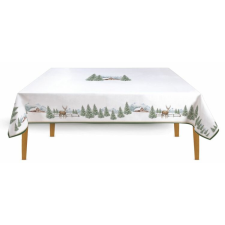 Easy Life Design Karácsonyi pamut asztalterítő 145x250cm White Forest karácsonyi textilia