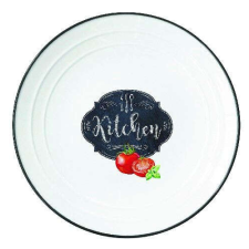 Easy Life Design Porcelán desszerttányér 16cm, Kitchen Basics tányér és evőeszköz