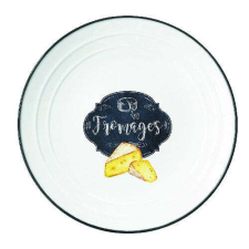 Easy Life Design Porcelán desszerttányér 16cm, Kitchen Basics tányér és evőeszköz