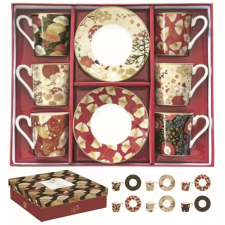 Easy Life Design Porcelán eszpresszós csésze szett - 100ml - Kimono, Coffee Mania bögrék, csészék