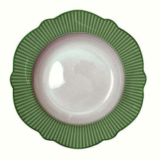 Easy Life Design Porcelán mélytányér 23cm, Floraison tányér és evőeszköz
