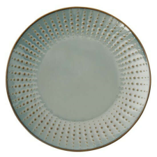 Easy Life Design R2S.2760DROC Porcelán lapostányér 26cm,Drops Celadon tányér és evőeszköz