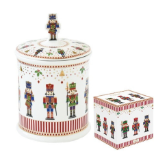 Easy Life Nuova R2S Porcelán keksztároló 14x20cm, dobozban, Nutcrackers konyhai eszköz