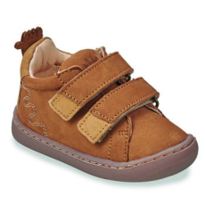 Easy peasy Magas szárú edzőcipők MY DODU VELCRO Barna 19