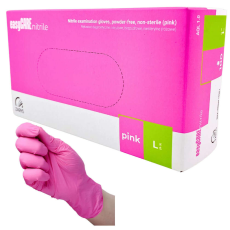  EasyCare pink nitril kesztyű 100db L
