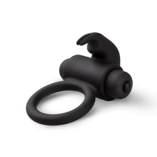  EasyToys Bunny - vibrációs péniszgyűrű (fekete) péniszgyűrű