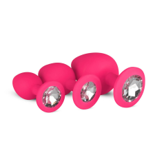 Easytoys Diamond - anál dildó szett (pink) anál