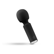 Easytoys Wonder Wand - akkus, mini masszírozó vibrátor (fekete) vibrátorok