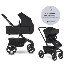 Easywalker EASYWALKER Kombinált babakocsi Jimmey 2in1 Pepper Black LITE RWS babakocsi
