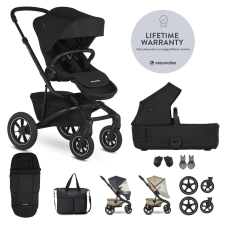 Easywalker EASYWALKER Szett XXL kombinált babakocsi Jimmey Air Pepper Black kiegészítőkkel babakocsi