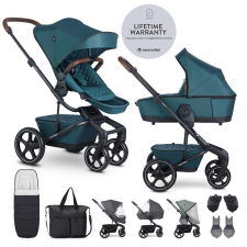 Easywalker Harvey5 Premium Kombinált Babakocsi XXL RWS Jade Green - Prémium Rugózás, Luxus Kivitel babakocsi