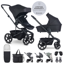 EASYWALKER Kombinált babakocsi Harvey⁵ Midnight Black XXL RWS babakocsi