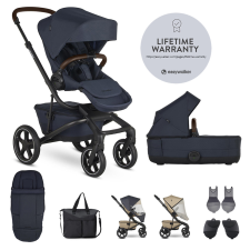 Easywalker Kombinált babakocsi Jimmey Indigo Blue XXL RWS babakocsi