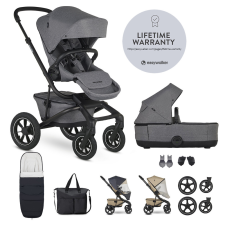 Easywalker Kombinált babakocsi Jimmey Iris Grey XXL AIR + RWS babakocsi