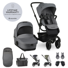 EASYWALKER Szett XXL kombinált babakocsi Harvey3 Fossil Grey kiegészítőkkel babakocsi