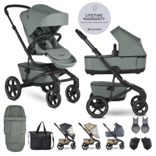 Easywalker Szett XXL kombinált babakocsi Jimmey Thyme Green kiegészítőkkel babakocsi