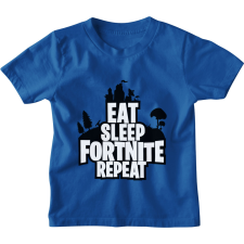  Eat Sleep Fortnite Repeat - Gyerek Póló gyerek póló