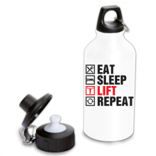 Eat Sleep Lift Repeat - Fémkulacs kulacs, kulacstartó
