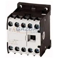 EATON 010213 DILEM-10-G(24VDC) Telj.kontaktor AC-3/400V:4kW villanyszerelés