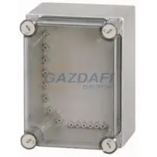 EATON 015154 CI23X-150 CI IP65 műanyag. elosztó Üres tok átlátszó fedéllel villanyszerelés