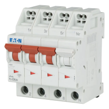 EATON 101337 PLI-C4/3N Kismegszakító, 10kA (dugaszolókapcsokkal) villanyszerelés