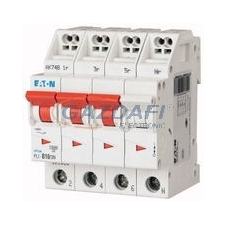 EATON 101340 PLI-C10/3N Kismegszakító, 10kA (dugaszolókapcsokkal) villanyszerelés