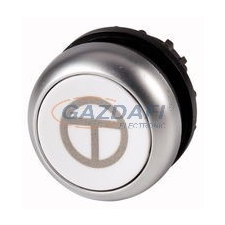 EATON 101673 M22-D-W-X11 Nyomógomb, lapos, fehér villanyszerelés