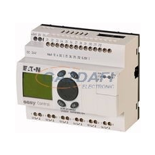 EATON 106393 EC4P-221-MRXD1 24VDC,12DI(4AI)/6RO, kijelzős villanyszerelés