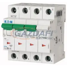 EATON 106905 Kismegszakító, 6kA 3 pólus+nulla villanyszerelés