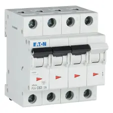 EATON 106916 Kismegszakító, 6kA 3 pólus+nulla villanyszerelés
