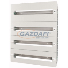 EATON 119310 Xboard+ acél előlap kombináció (DIN-sín, MSW-vel), 3 sor villanyszerelés