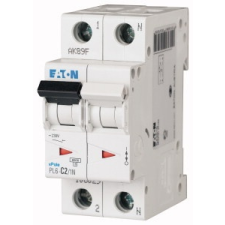 EATON 164943 PL6-D2/1N Kismegszakító, 6kA 1 pólus+nulla villanyszerelés