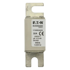  EATON 170M2609 Gyors biztosíték betét, félvezetők védelmére 690V, 32A, 00 villanyszerelés