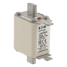  EATON 170M2682 Gyors biztosíték betét, félvezetők védelmére 1000V, 125A, 00 villanyszerelés