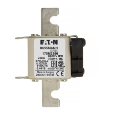  EATON 170M3366 Gyors biztosíték betét, félvezetők védelmére 690V, 250A, 1* villanyszerelés