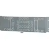 EATON 174400 Xboard+ függőleges 3xNZM2/vízszintes1xNZM2 szerelőlap 800