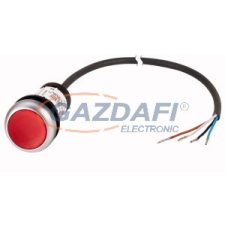 EATON 185595 Világító nyomógomb,24V,1Ny,piros,3.5m,kábel villanyszerelés
