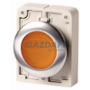 EATON 188030 Világító nyomógomb,fém,30mm,lapos,borostyán
